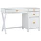 Linon Home Decor Peggy Side Storage Desk in White, , large