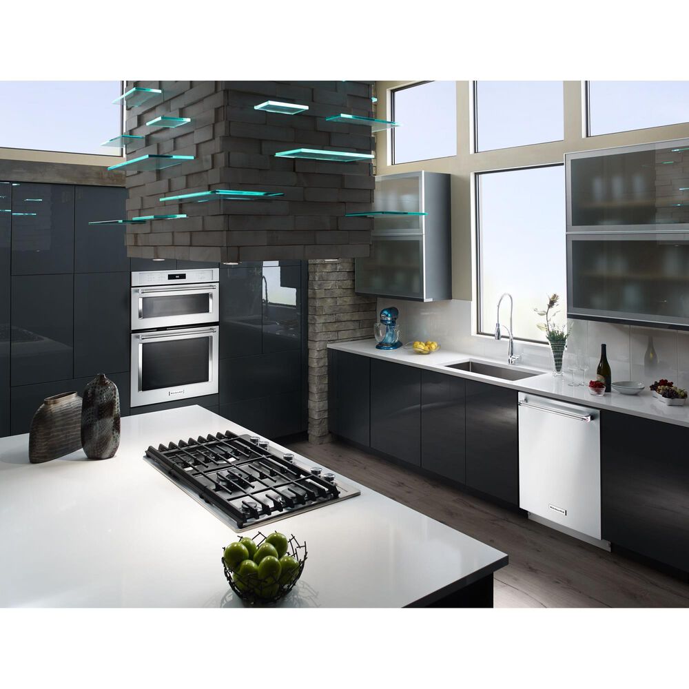 KitchenAid 2Piece Kitchen Package with Double Wall Oven and 36" Gas