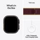Apple Watch Ultra 4 (GPS + Cellular) 49mm Black Titanium Case with Burgundy Trail Loop - S/M, , large