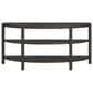 Nicolette Home Hadleigh Demilune Sofa Table in Coffee Bean, , large