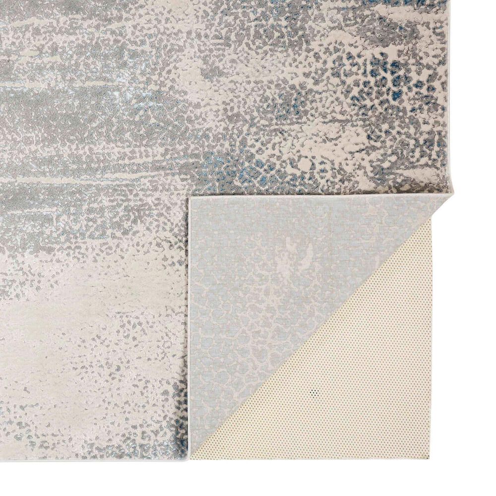 Feizy Azure 3401F 3&#39;11&quot; x 6&#39; Gray and Blue Area Rug, , large