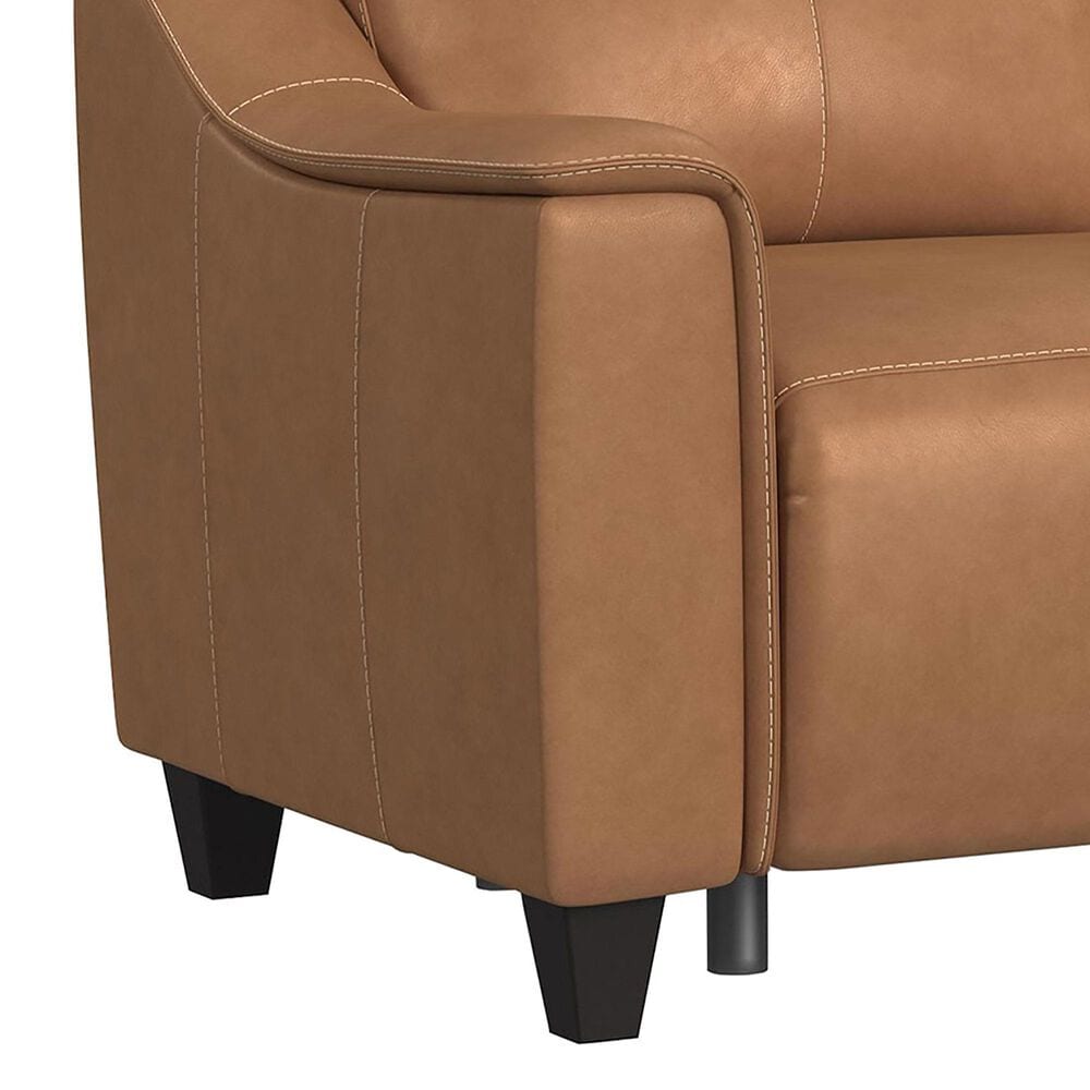 Flexsteel Latitudes Power Reclining Loveseat with Power Headrest in Honey, , large