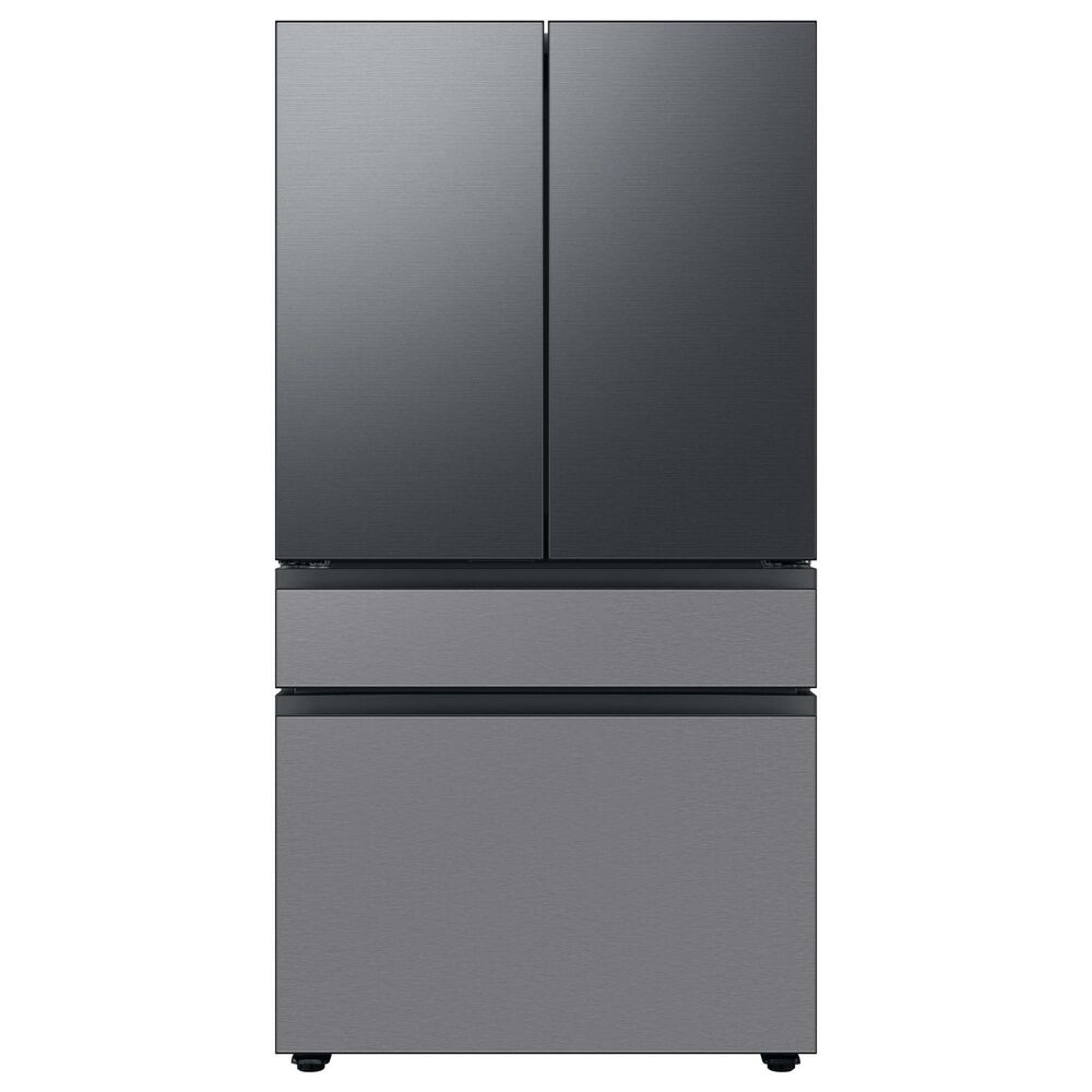 Samsung Bespoke Bespoke 4-Door French Door Refrigerator Top Panel in Matte Black Steel, , large