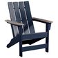 Ashley East Beach Patio Adirondack Chair in Navy Blue and Driftwood, , large