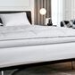 Blue Ridge Home Fashions Serta Queen Down Feather Mattress Topper in White, , large