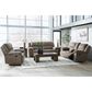 Ashley Laresview Manual Reclining Sofa in Fossil, , large