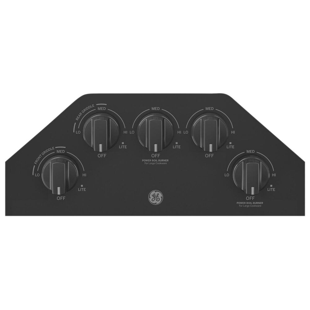 GE Appliances 36" Built-In Gas Cooktop with 5 Burner in Black, , large