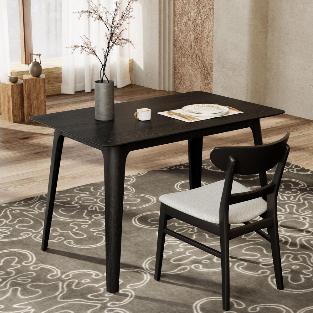 Hearth and Haven Dining Table in Black - Table Only, , large