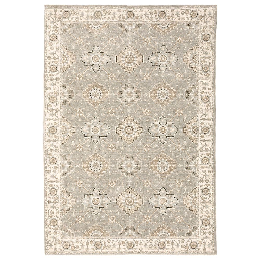 Oriental Weavers Andorra Floral 8929H 8"6" x 11"7" Gray Area Rug, , large