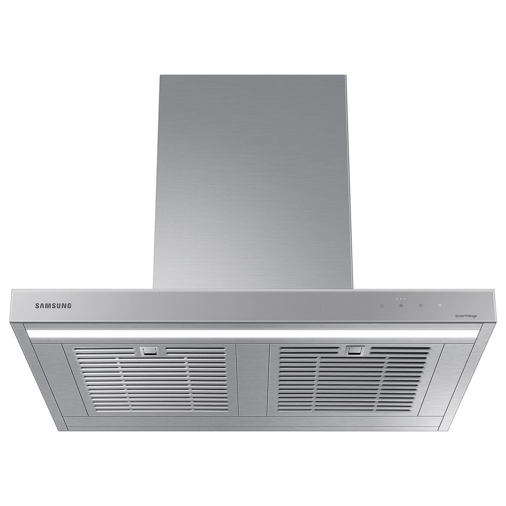 Samsung Bespoke 30&quot; Bespoke Smart Wall Mount Hood in Clean Grey and Stainless Steel, , large