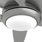 Hunter Zayden 52" Ceiling Fan with LED Light in Matte Silver, , large