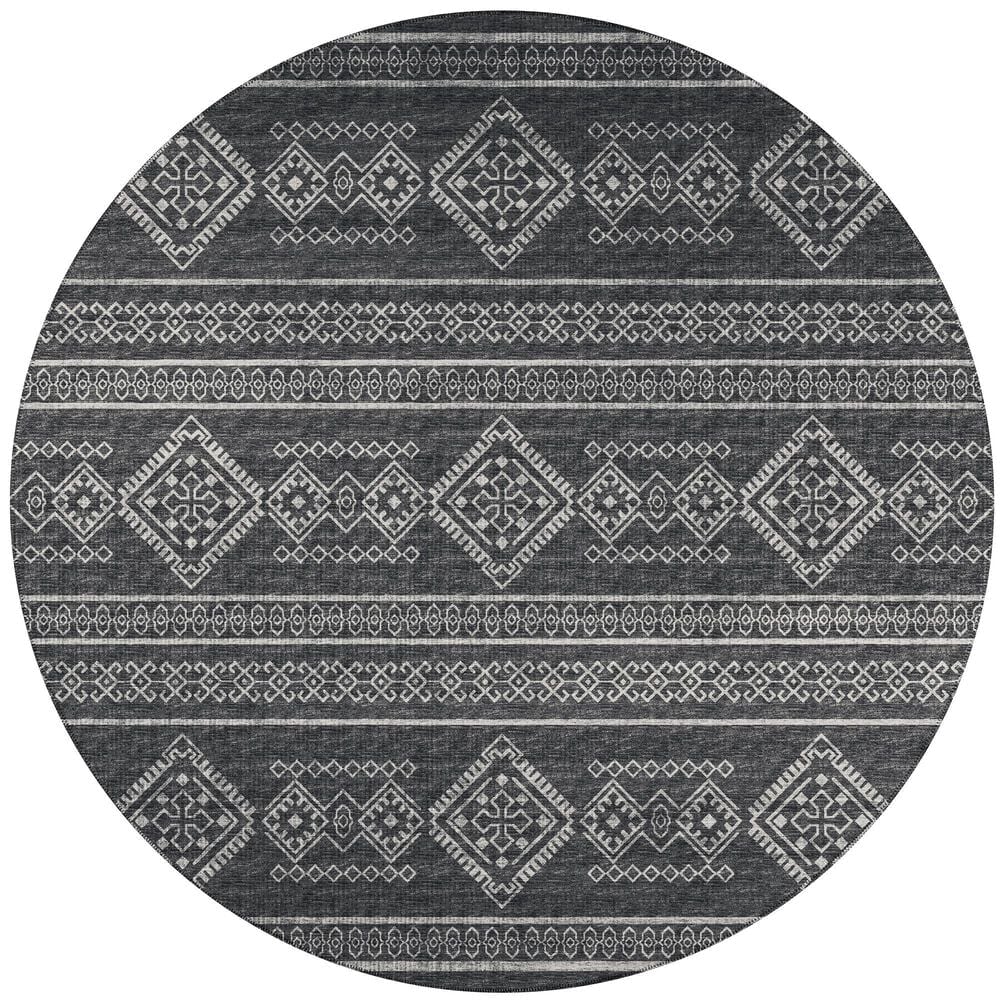 Dalyn Rug Company Sedona SN14 10" Round Midnight Indoor/Outdoor Area Performance Rug, , large