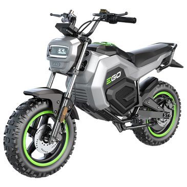 EGO EGO Mini Bike in Gray with 7.5Ah Battery 2pk and Dual-Port Charger Kit, , large