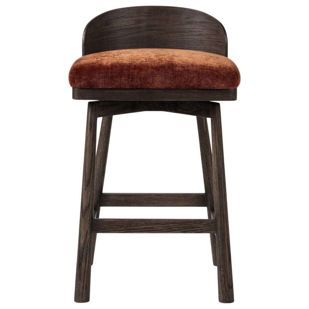 Four Hands Ashford Cloris Swivel Counter Stool in Altair Sienna, , large