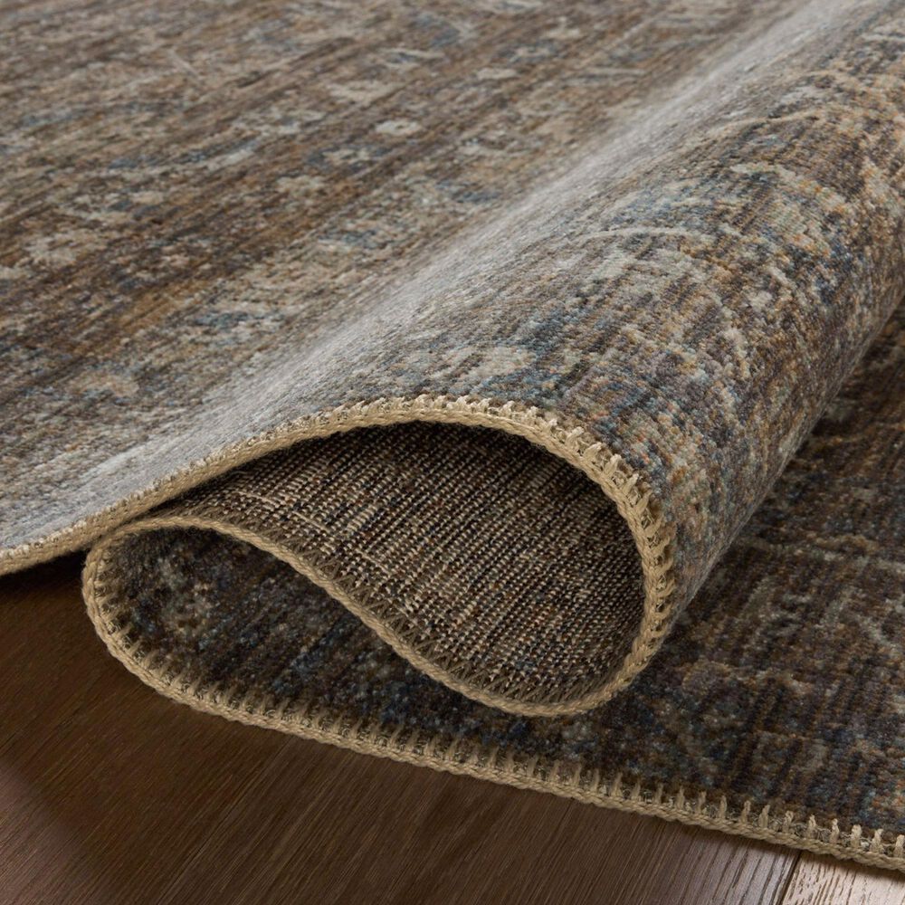 Loloi Heritage 15&#39; Square Lagoon and Tobacco Area Rug, , large
