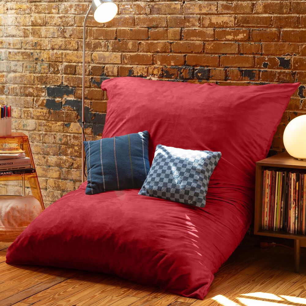 Jaxx 5.5&#39; Pillow Bean Bag Pillow in Cinnabar, , large