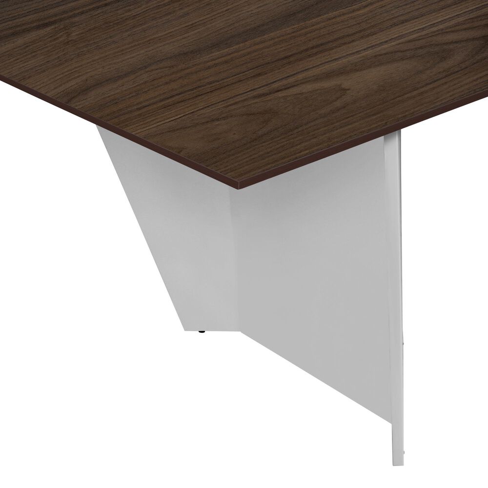 Regency Global Sourcing Array 96" Conference Table in White and Neo Walnut, , large