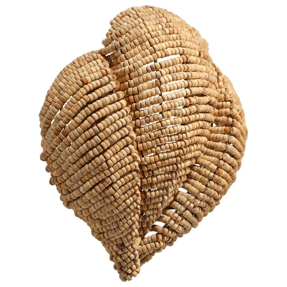 Jamie Young Direct Ship Elmont 1-Light Wood Beaded Wall Sconce in Natural, , large