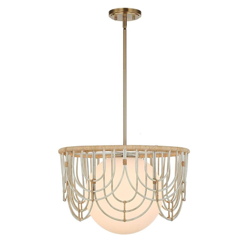 Uttermost Arches 1 Light Pendant in Rattan, , large