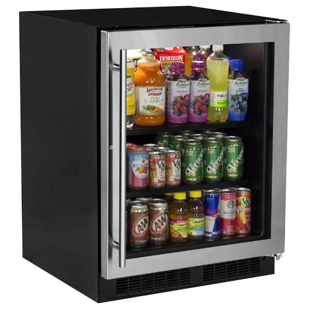 Marvel 4.9 Cu. Ft. 24" Built-In Refrigerator in Stainless Steel, , large