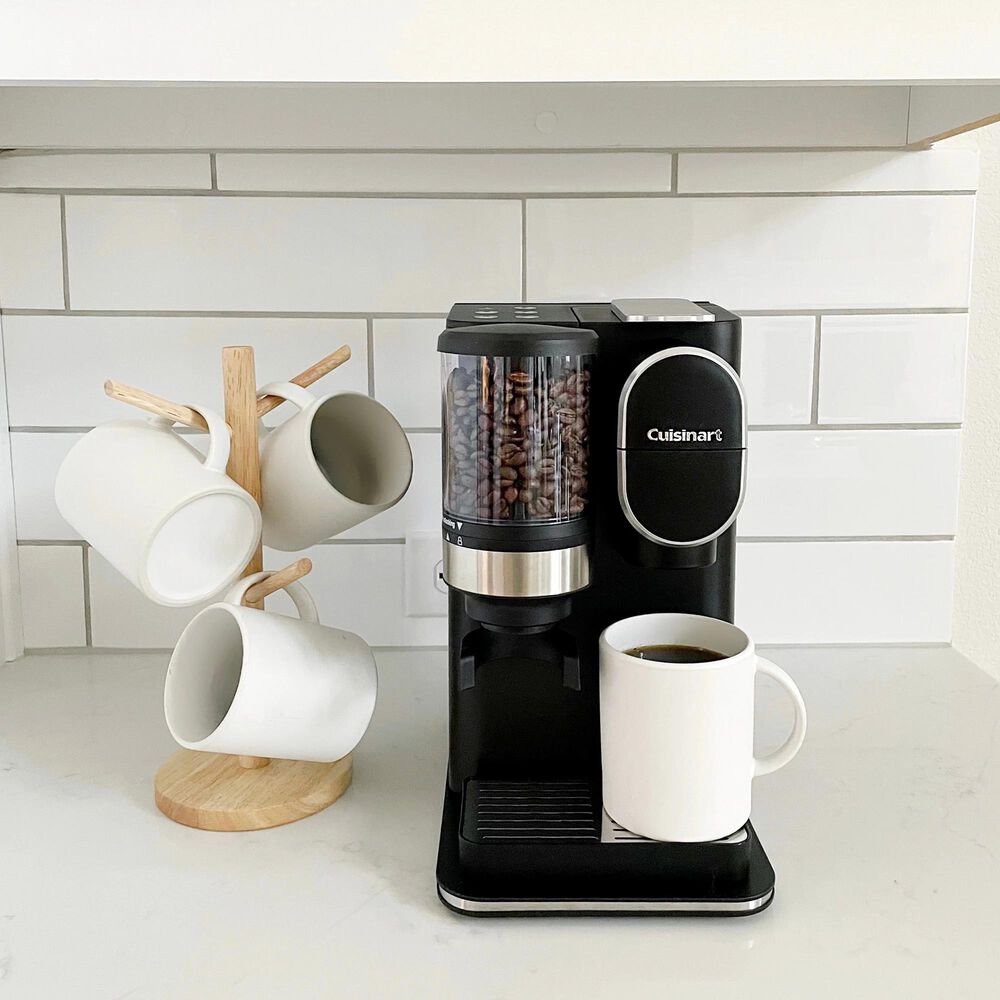 Cuisinart Grind and Brew Single-Serve Coffee Maker in Black, , large