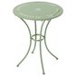 Hearth and Haven Lourdes 3-Piece Iron Bistro Set in Green, , large