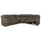 MotoMotion 6-Piece Power Reclining Sectional in Capriccio Smoke, , large