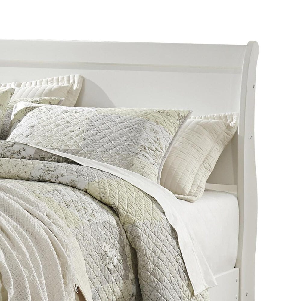 Ashley Anarasia Queen Sleigh Bed in White, , large