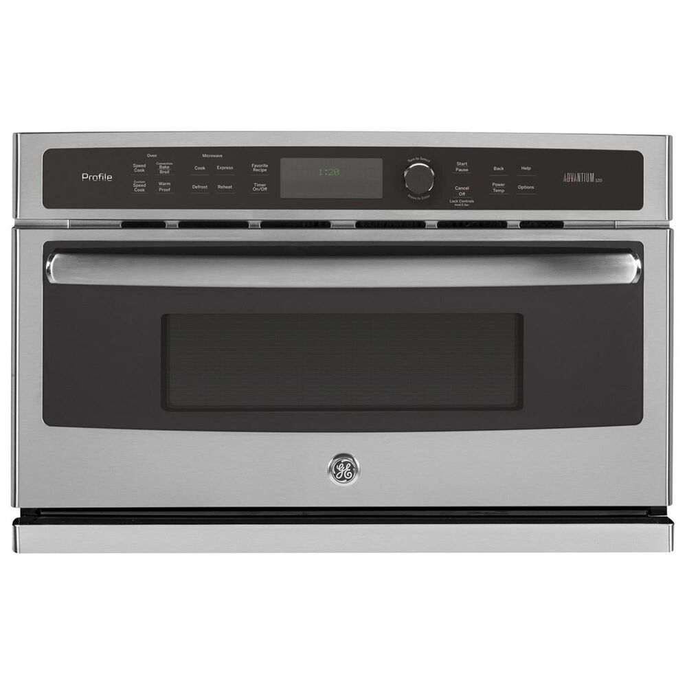 GE Profile 30" Single Wall Oven with Advantium Technology - Stainless Steel , , large