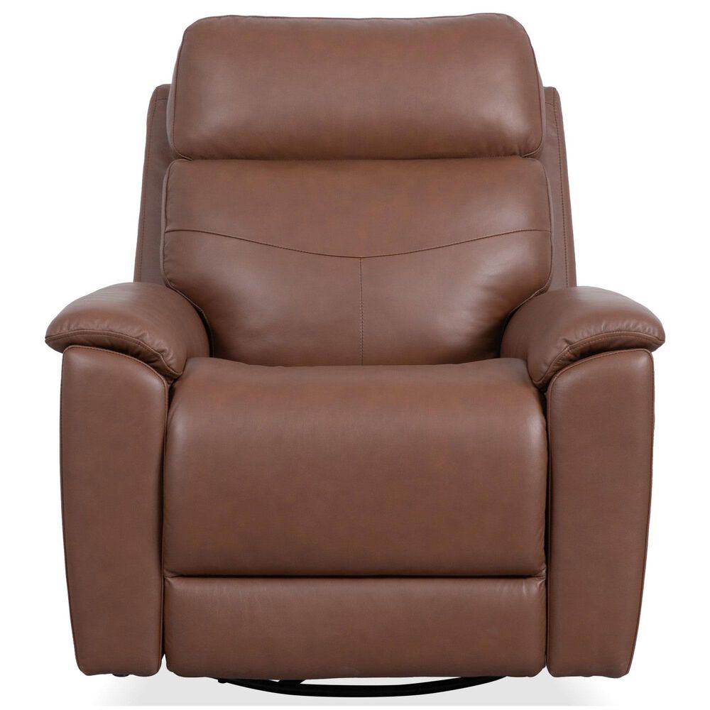Flexsteel Refined Manual Swivel Gliding Recliner in Hickory, , large