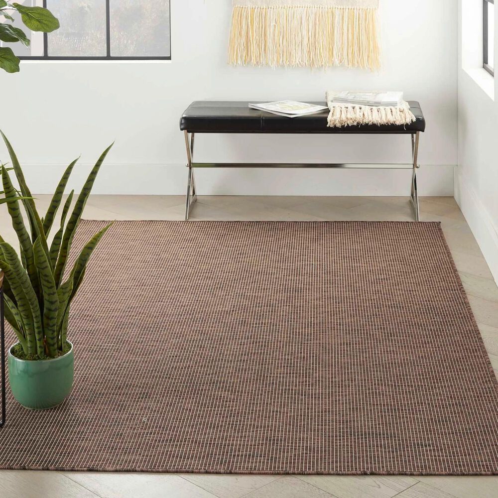 Nourison Positano 6&#39; x 9&#39; Natural Indoor/Outdoor Area Rug, , large