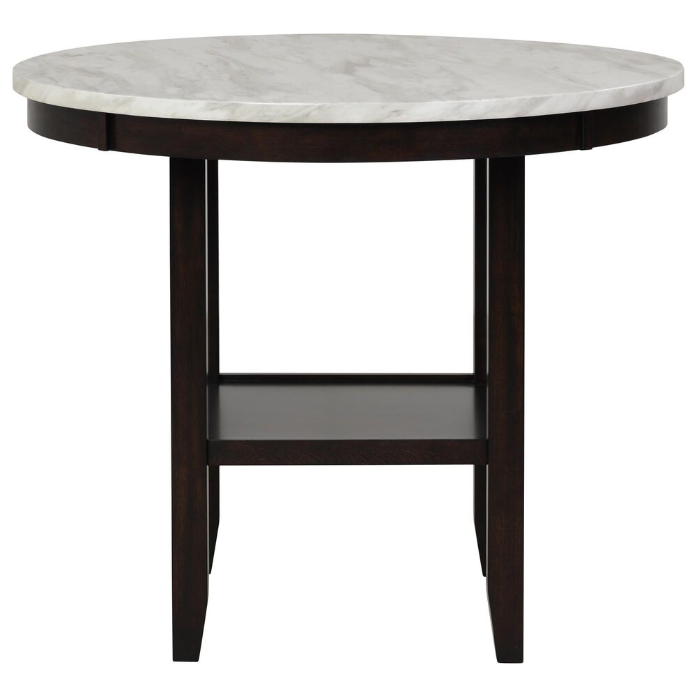 New Heritage Design Celeste Round Counter Height Table in Black