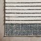 Loloi II Hagen 3"7" x 5"7" White and Ocean Area Rug, , large