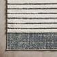Loloi II Hagen 3"7" x 5"7" White and Ocean Area Rug, , large