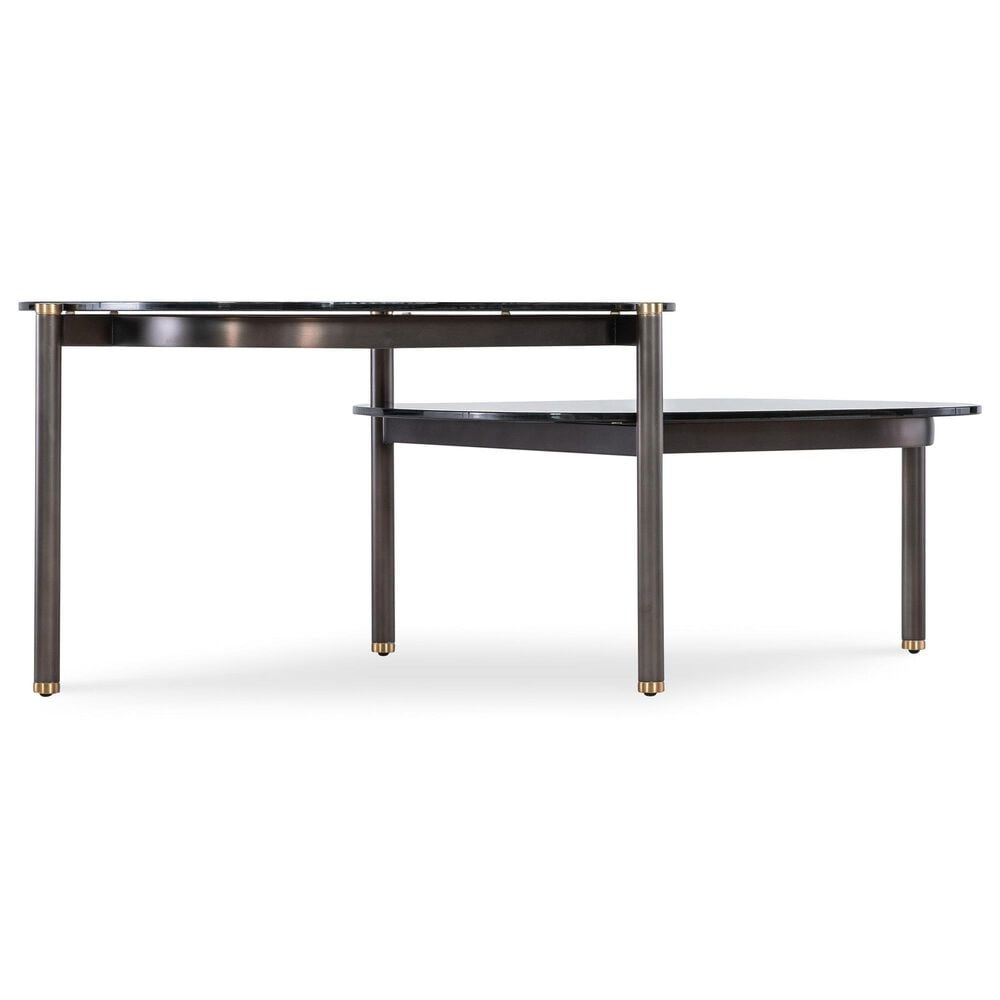 Hooker Furniture Grayson Tiered Coffee Table in Black and Gold, , large