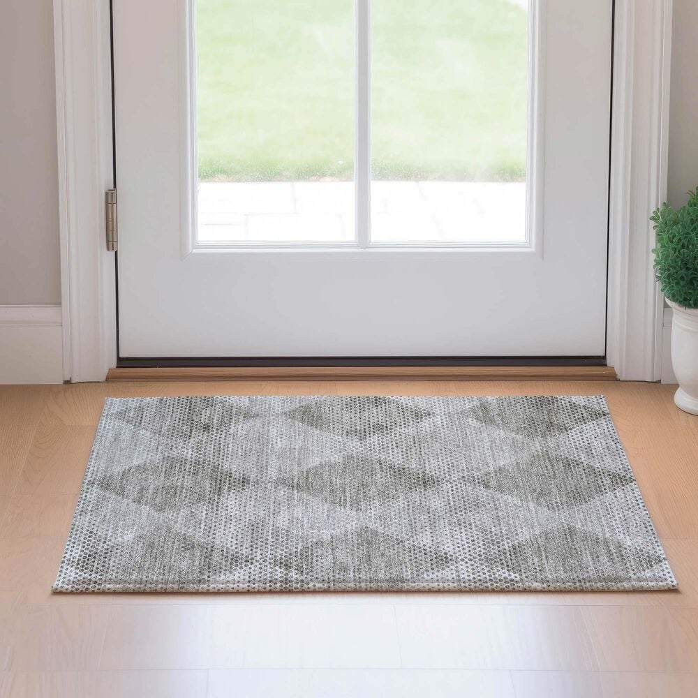 Dalyn Rug Company Trevi TV4 2&#39;6&quot; x 3&#39;10&quot; Gray Area Rug, , large