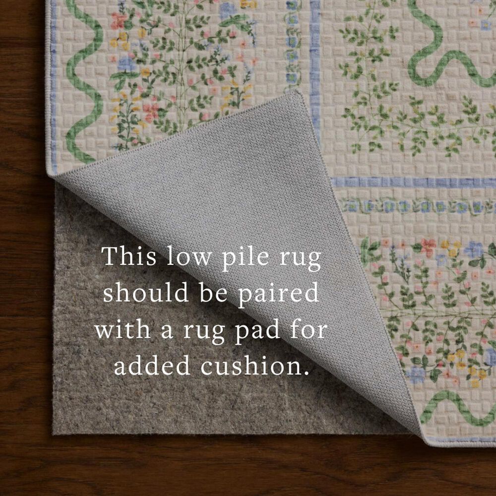 Rifle Paper Co. x Loloi Orchard Ivory and Multicolor 2'6" x 9'6" Runner, , large