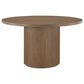 Crystal City Colvin 5-Piece Round Dining Set in Toffee, , large