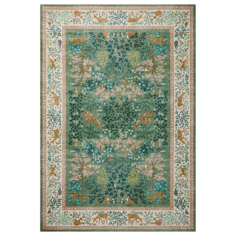 Loloi Canopy Woodland Sage and Blush 2" x 3" Area Rug, , large