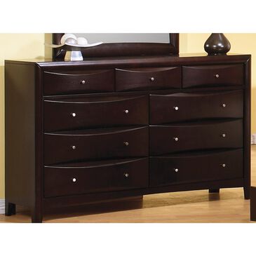 at HOME Phoenix 9-Drawer Dresser in Cappuccino, , large