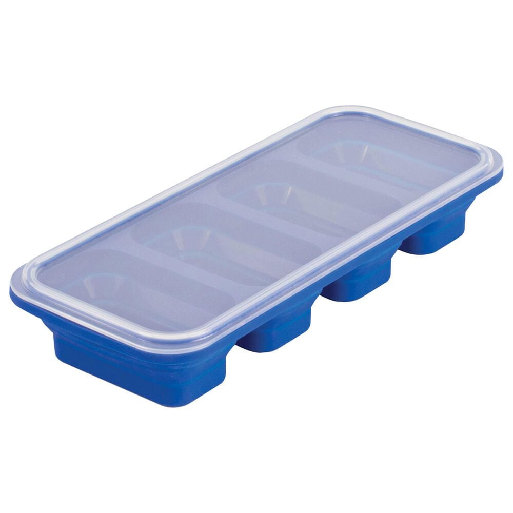 HIC Kitchen Prep-N-Freeze Portion Tray in Royal Blue, , large