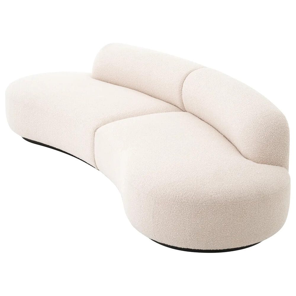 EICHHOLTZ Bjorn S 2-Piece Stationary Symmetrical Sectional in Boucle cream, , large