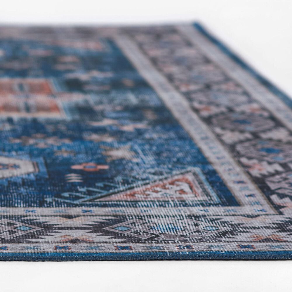 Novogratz Doheny Lloyd 5&#39; x 7&#39;6&quot; Blue Area Rug, , large