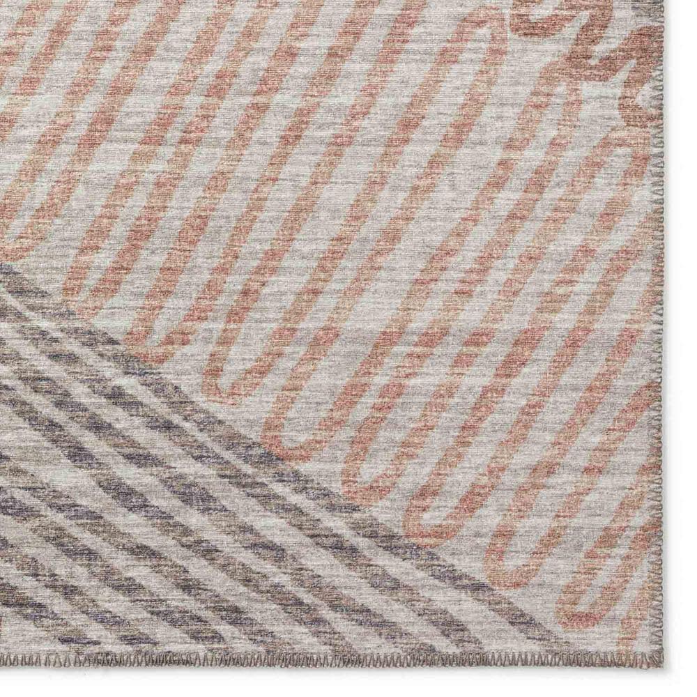 Dalyn Rug Company Sedona Floral 3&#39; x 5&#39; Walnut Indoor/Outdoor Area Performance Rug, , large