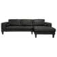 Blue River Wynne 2-Piece Right Facing Sectional with Chaise in Black, , large