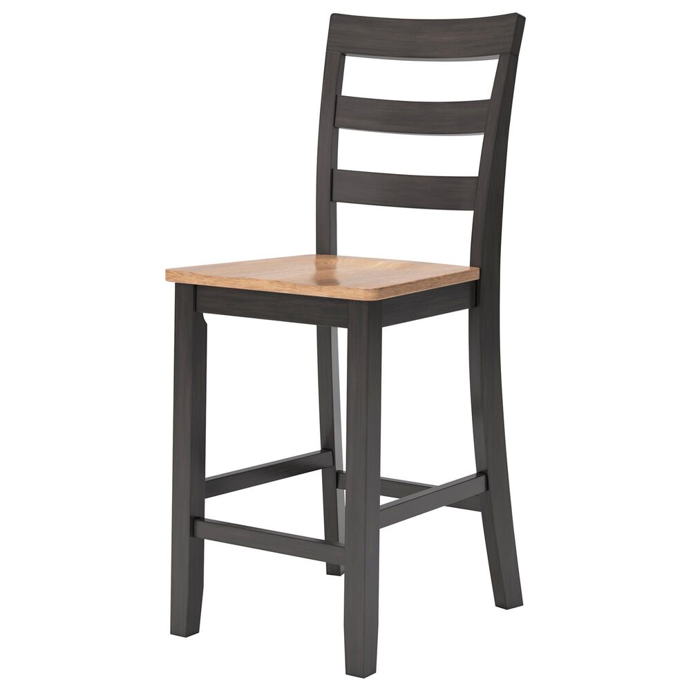 Ashley Gesthaven Counter Stool in Light Natural and Dark Brown, , large