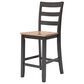 Ashley Gesthaven Counter Stool in Light Natural and Dark Brown, , large