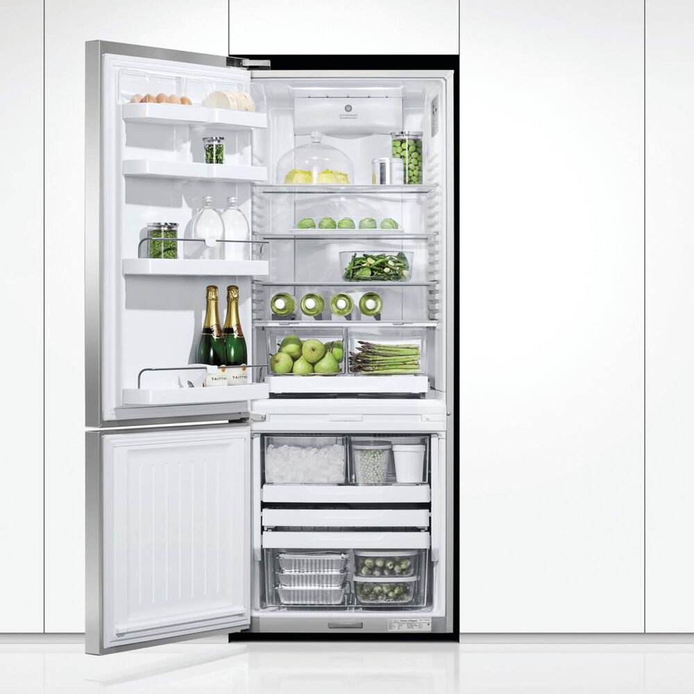 Fisher &amp; Paykel 13.5 Cu. Ft. ActiveSmart Counter Depth Bottom Freezer Refrigerator Left Hinge, , large