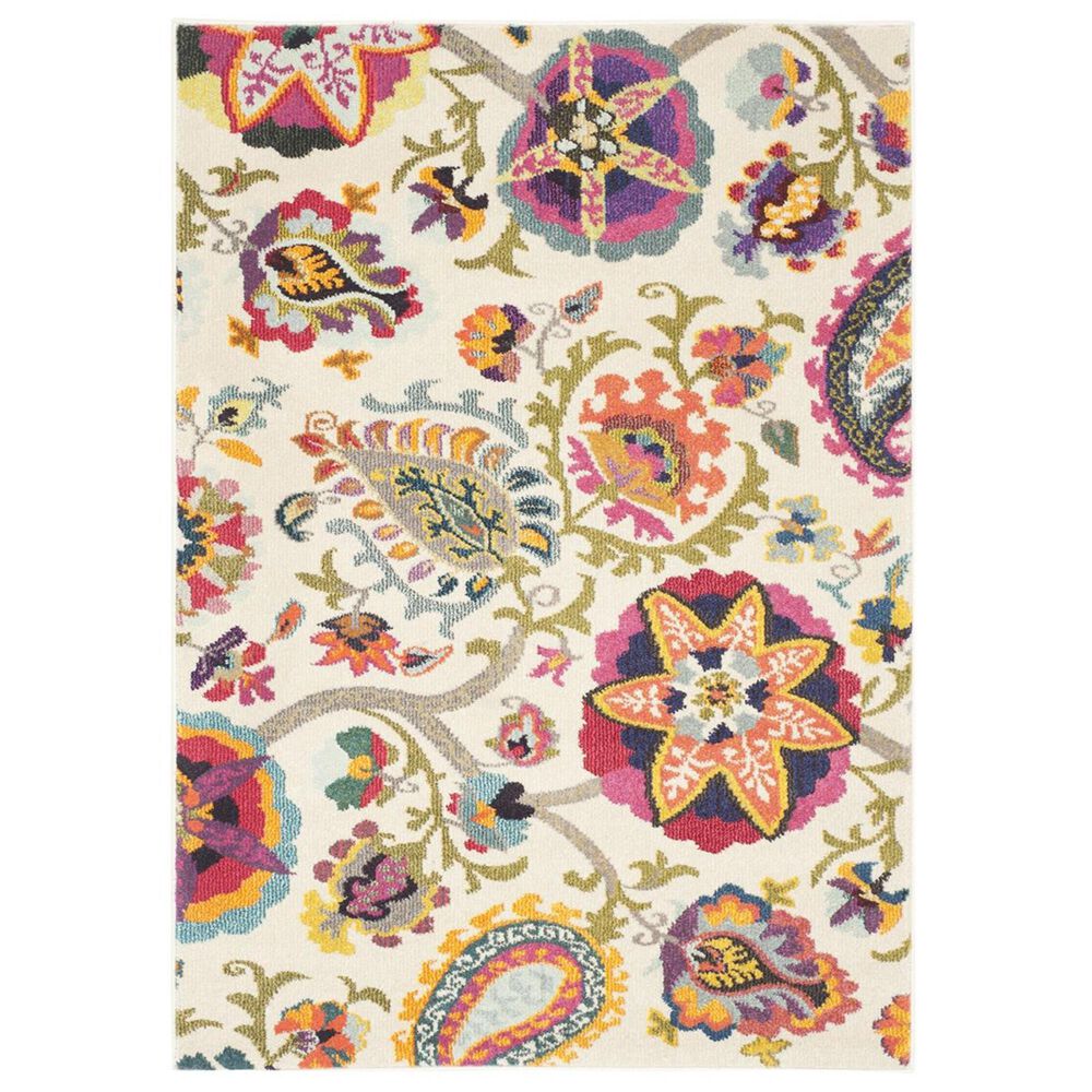 Safavieh Monaco MNC229A-24 2"2" x 4" Ivory/Multi Area Rug, , large