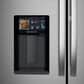GE Profile 22.4 Cu. Ft. Smart Counter-Depth 4-Door French-Door Refrigerator with Kitchen Assistant in Fingerprint Resistant Stainless Steel, , large